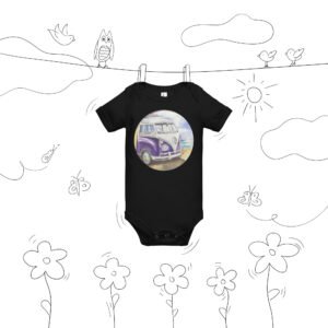 VW Ube Bulli Bus Filipino Baby 1Pc Short Sleeve Body