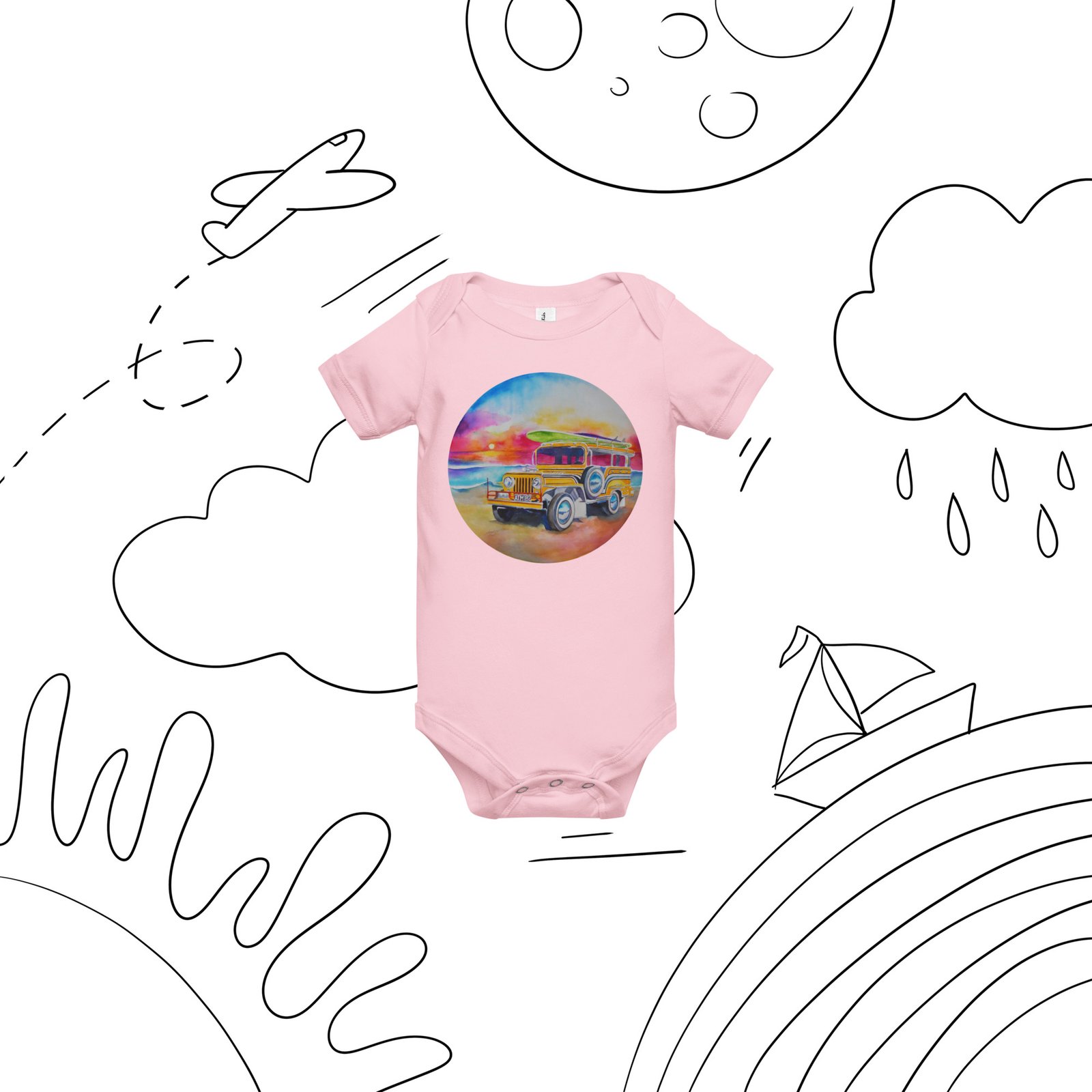 Jeepney Filipino Baby 1Pc Short Sleeve Body - Image 5