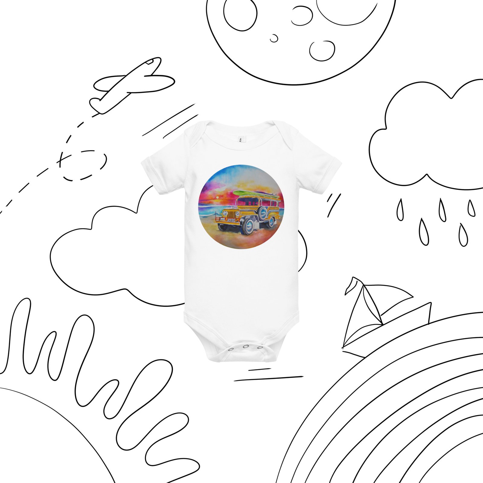 Jeepney Filipino Baby 1Pc Short Sleeve Body - Image 6