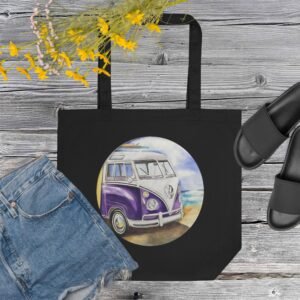 VW Ube Bulli Bus Tote Bag