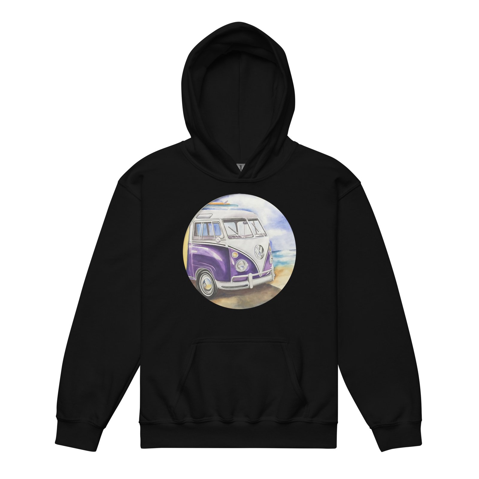 VW Ube Bulli Bus Teens Hoodie