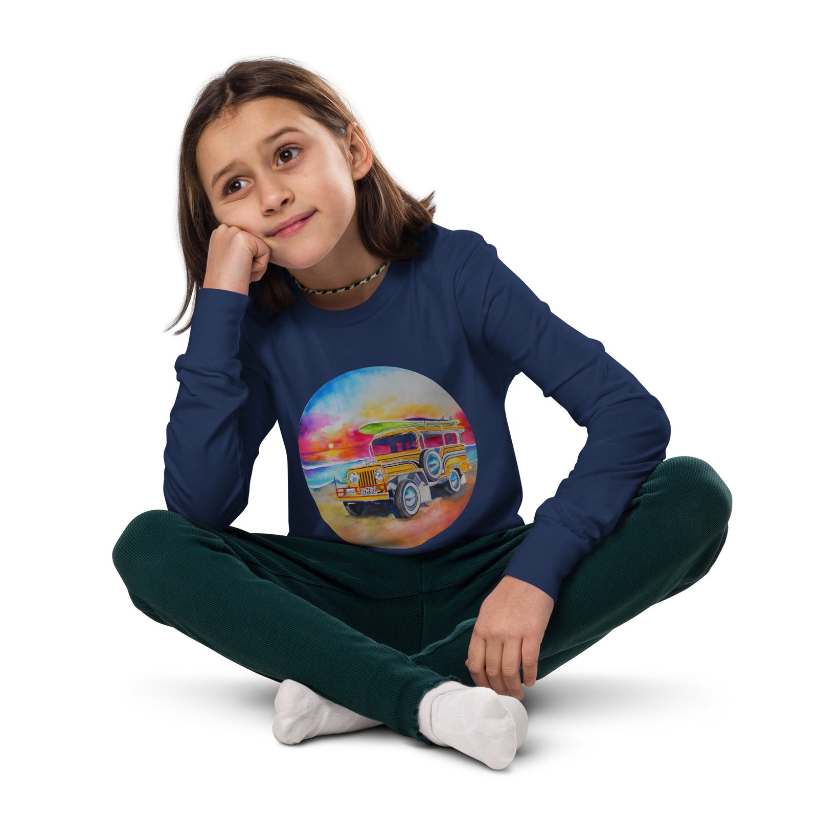 Jeepney Kids Teens Longsleeve Tee - Image 5