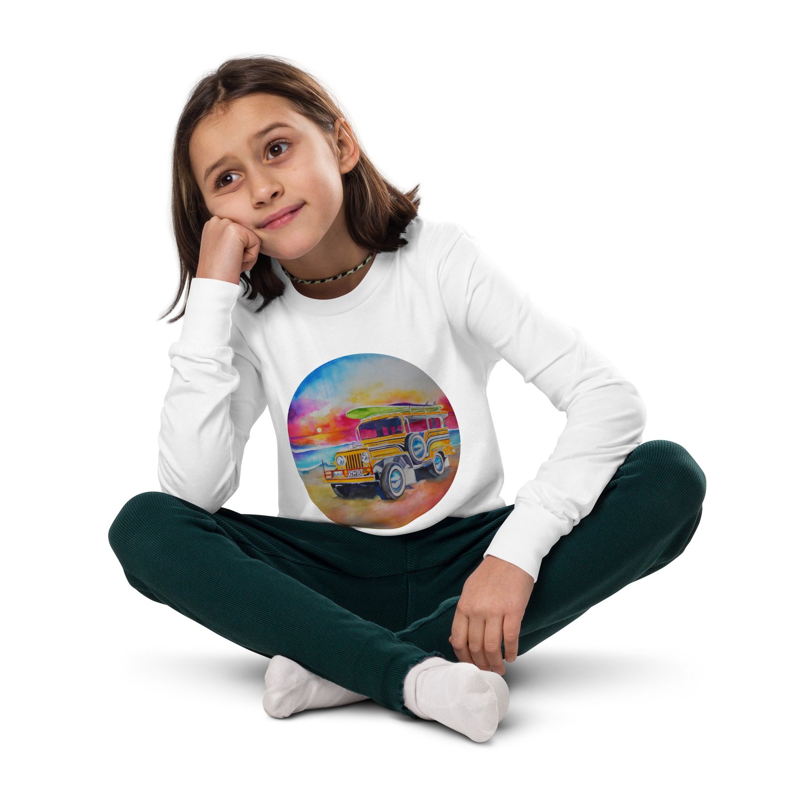 Jeepney Kids Teens Longsleeve Tee - Image 10