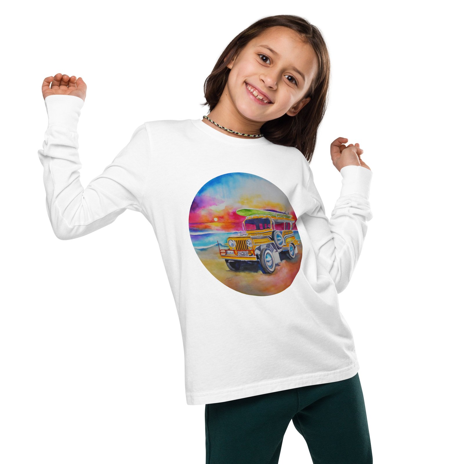 Jeepney Kids Teens Longsleeve Tee - Image 9